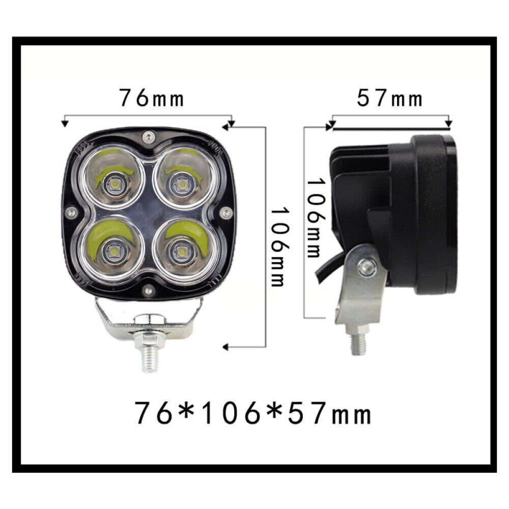 2x werklampen landbouwmachines vrachtwagen LED lamp auto 40W 12V 24V auto schijnwerper tractor koplamp