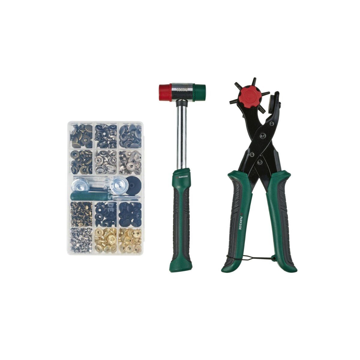PARKSIDE® Locher-Druckknopf-Set, 358-teilig