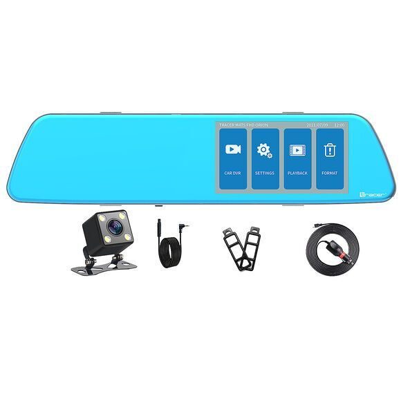 Caméra de voiture dashcam TRACER M4TS FHD Touch avec ensemble de caméras de recul