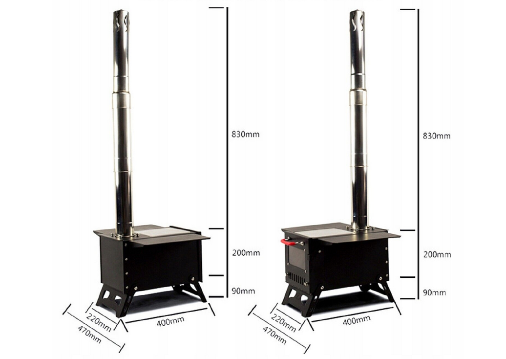 Outdoor-Holzofen, Outdoor-Grill, Campingkocher