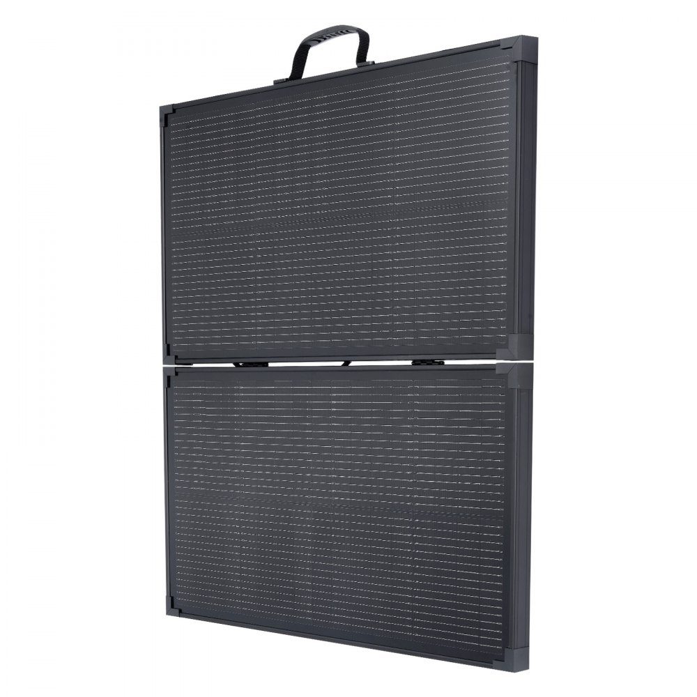Panneau solaire pliable 100 W 16BB Type N Panneau solaire monocristallin portable avec cadre 24 % d'efficacité Chargeur IP67 avec contrôleur PWM 30 A et sortie MC4 pour camping randonnée