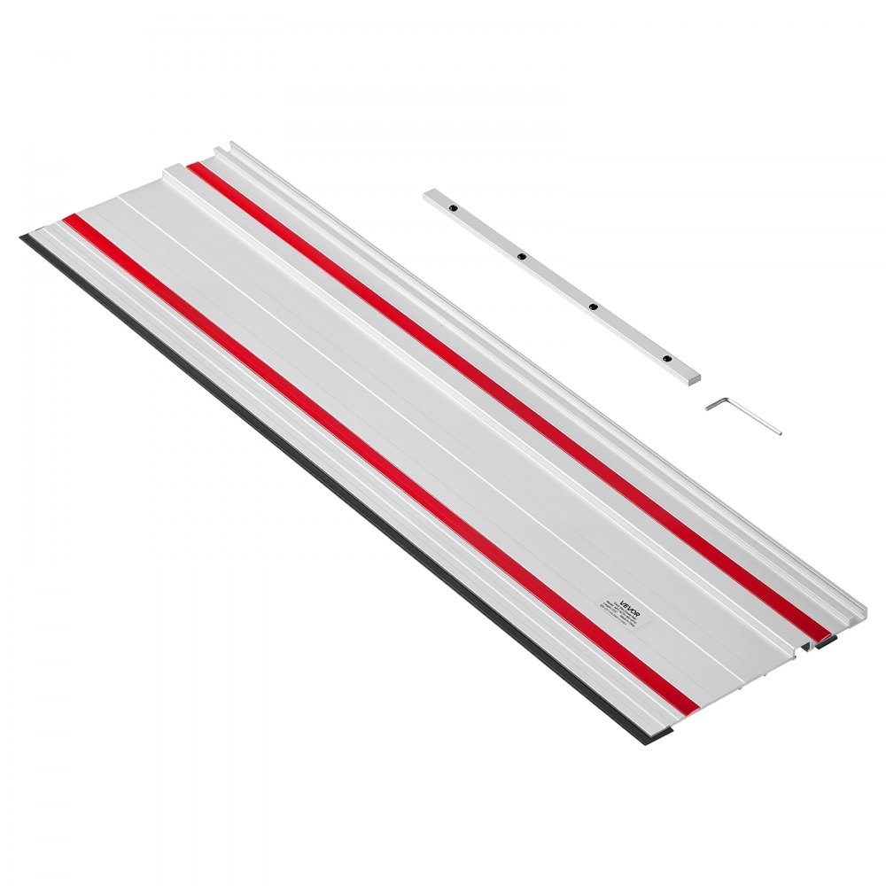 Guide rail hand circular saws, including 2 pieces 700mm aluminum circular saw rails and 1 connector, compatible with different brands of plunge saws, for woodworking projects