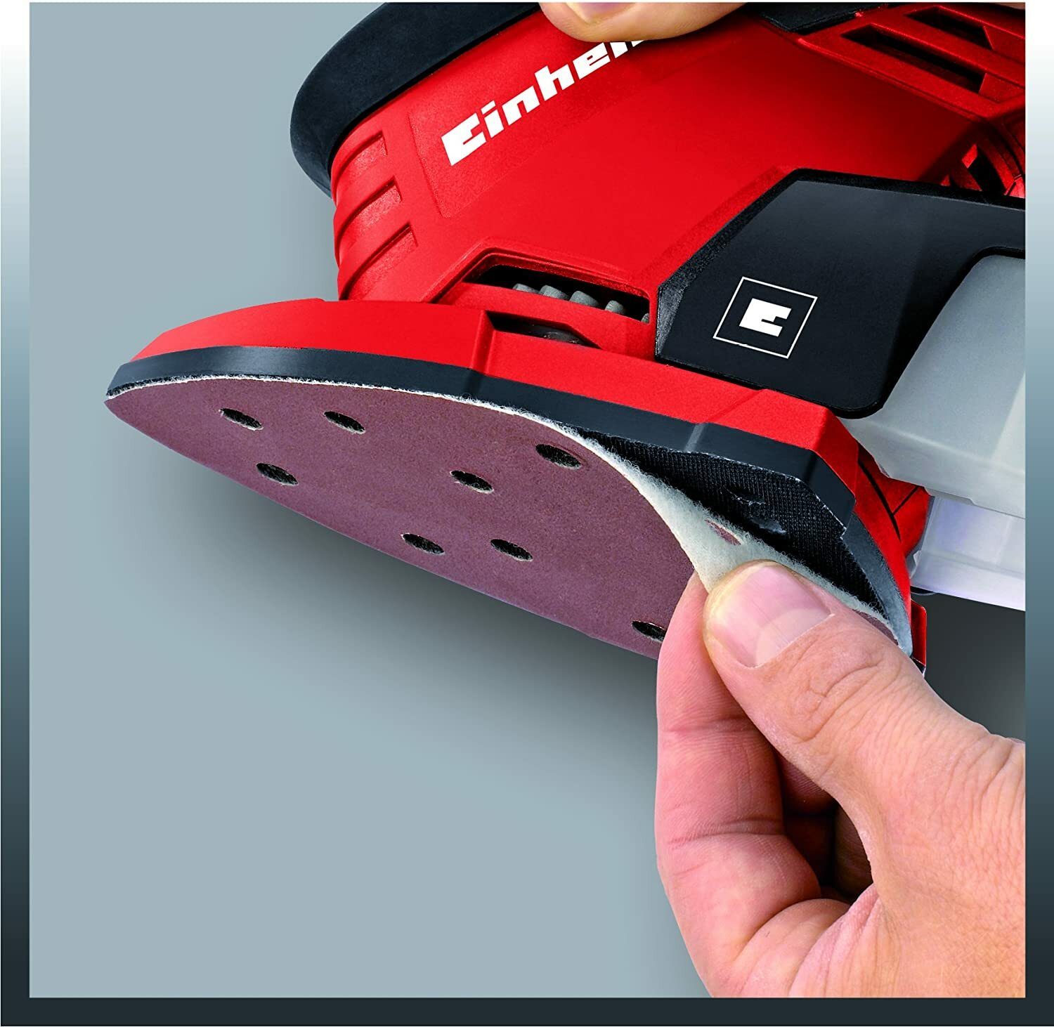 Einhell Multischleifer TE-OS 1320 (130 W, Schwingkreis Ø 2 mm, Schleiffläche 150 x 150 x 100 mm, Staubsammelbox)