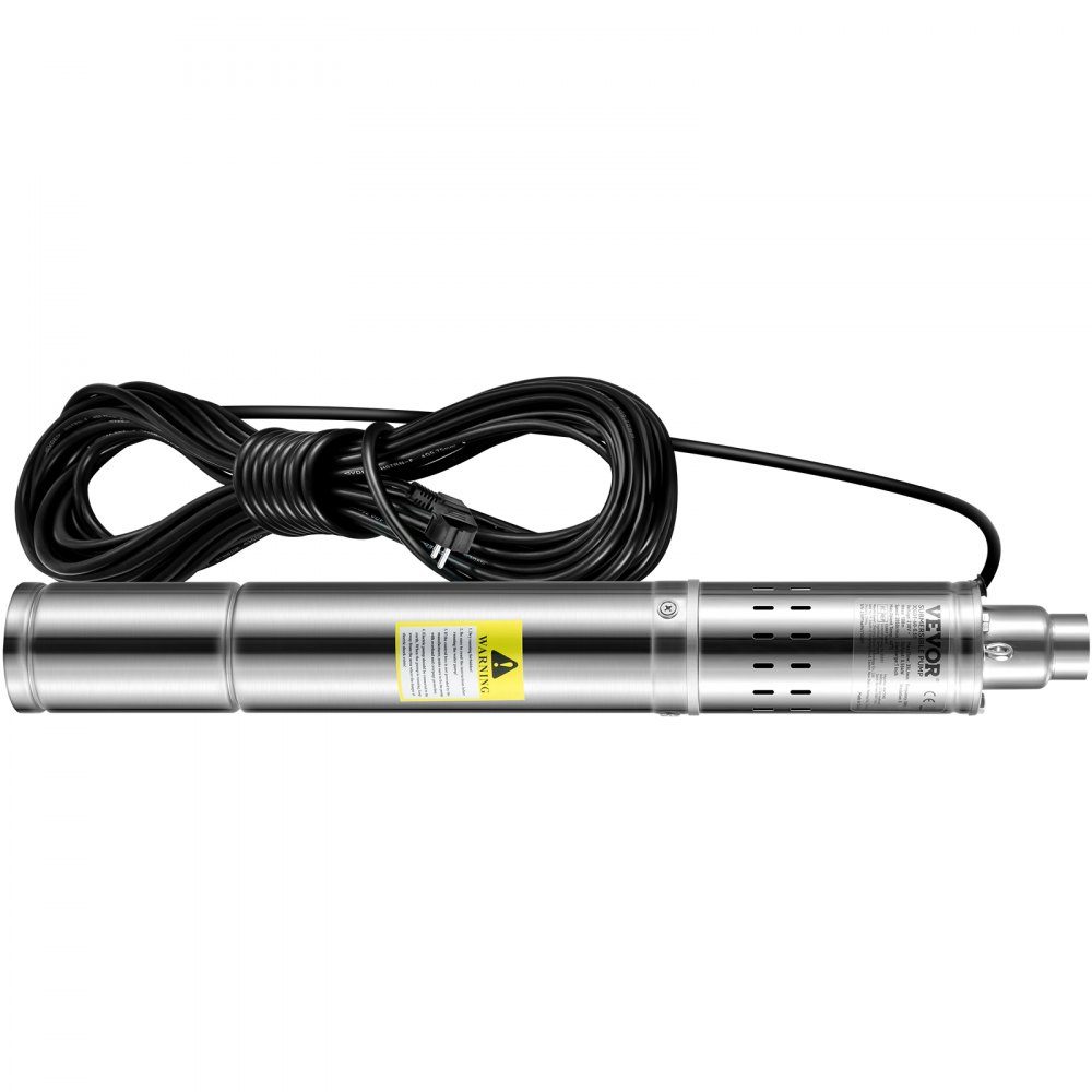 76 mm diepe bronpomp 550 W bronpomp max. debiet 35 L/min dompelpomp max. afleverhoogte 108 m. Dompelpomp zandbestendig