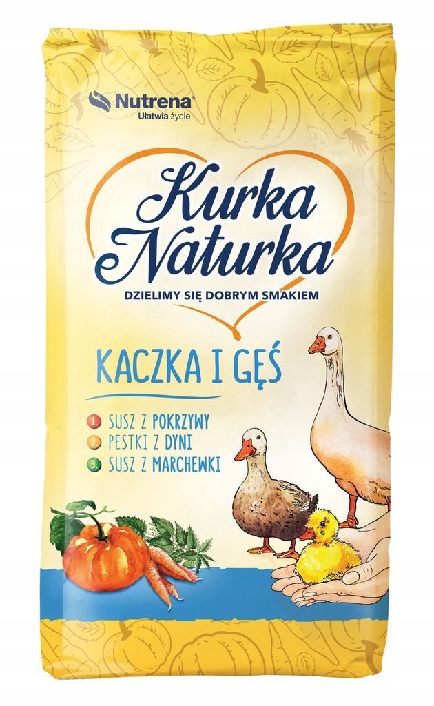 Premium goose and duck feed 25 kg natural feed granules