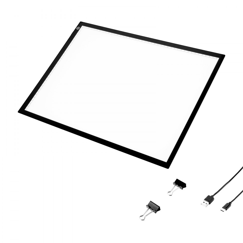 Tablica świetlna A3 Podświetlana tablica LED z 3 poziomami ściemniania, zasilana przez USB płyta świetlna do śledzenia, podświetlana tablica do malowania diamentami animacja szkicowanie rysunek czarny Tablica świetlna A3 Podświetlana tablica LED z 3 poziomami ściemniania, zasilana przez USB płyta świetlna do śledzenia, podświetlana tablica do malowania diamentami animacja szkicowanie rysunek czarny