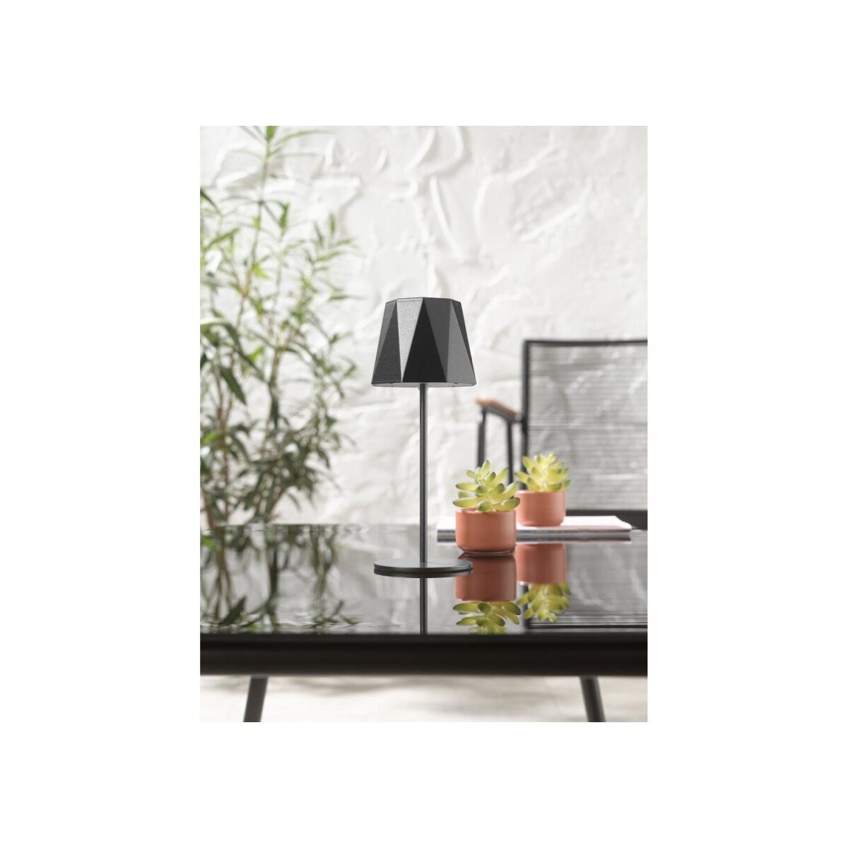 LIVARNO home LED batterij tafellamp (antraciet)