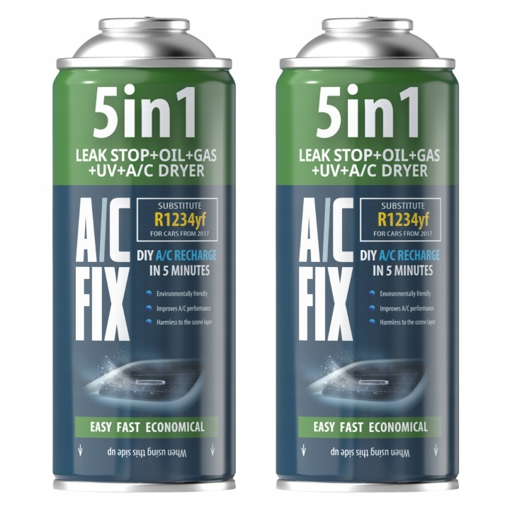 A/C FIX AC FIX CLIMATISATION Réf. RIGÉRANT R1234YF 2X 5IN1 GAZ JOINT UV 470G – Art.-Nr. HT-47702