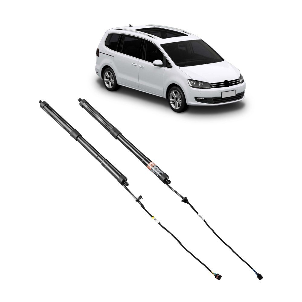 Heckklappen-Hebestütze hinten links und rechts, kompatibel mit VW Sharan (7N, 7N1, 7N2) 2010–2023, elektrische Heckklappen-Stoßdämpferstrebe, ersetzt OE-Nummer 6891009130 6891009120 (2 Stück)