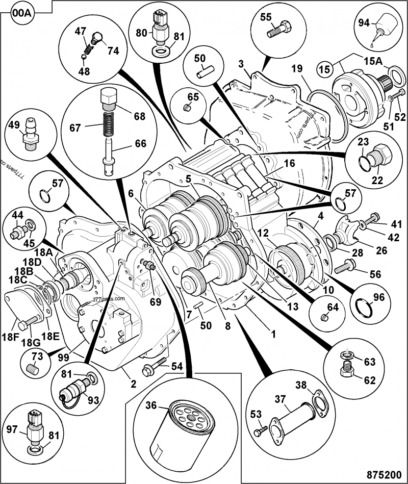 JCB O-Ring 19.6mm I/D 828/10428 Original