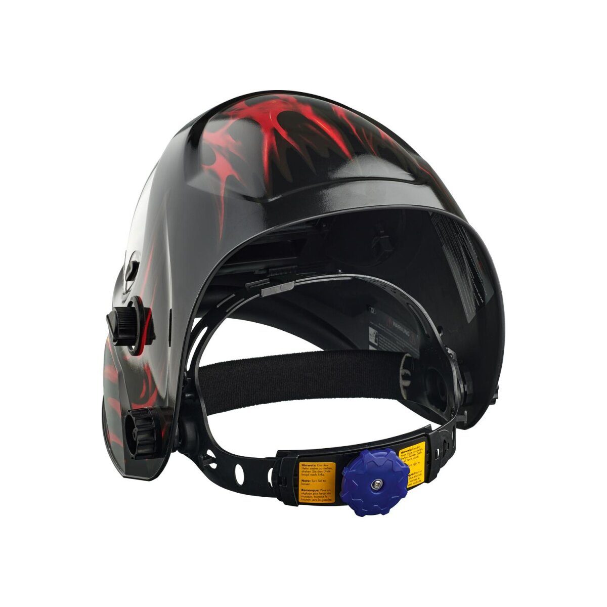 PARKSIDE® automatische lashelm »PSHL 2 D1«, zwart/vlammen