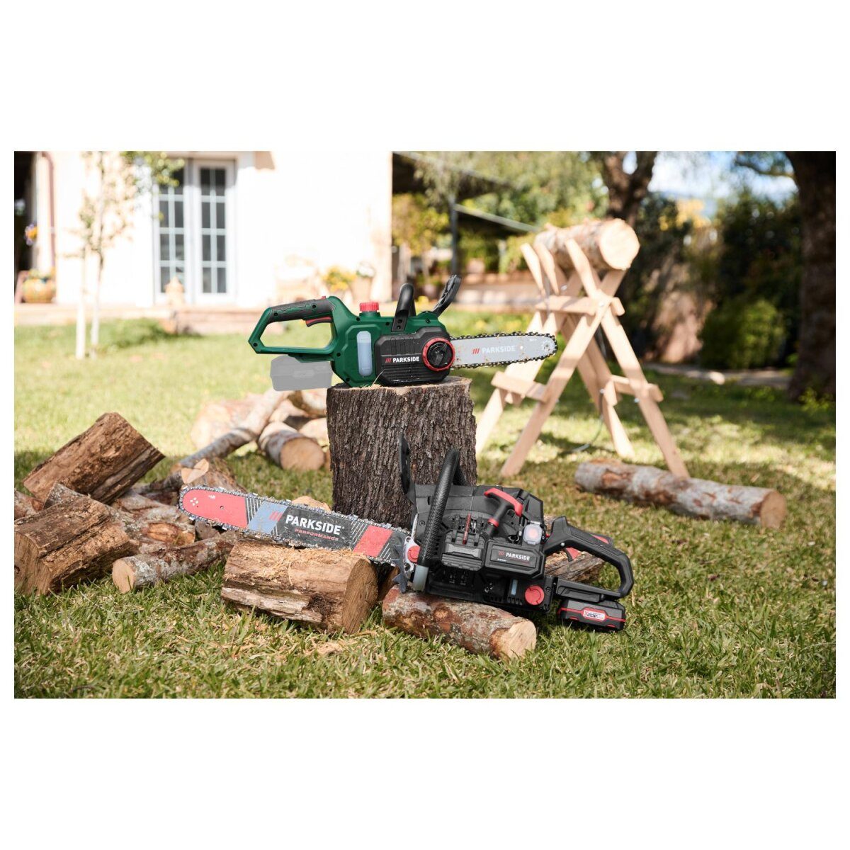 PARKSIDE PERFORMANCE® Benzin-Kettensäge »PPBKS 56 B2«, mit Elektrostart