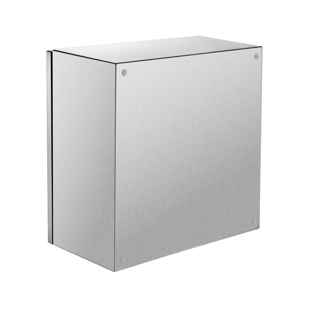Armoire électrique Boîtier en acier inoxydable NEMA, 300x300x200 mm, boîte de jonction électrique en acier NEMA 4X, IP66 étanche à l'eau et à la poussière, pour usage intérieur et extérieur, avec plaque de montage