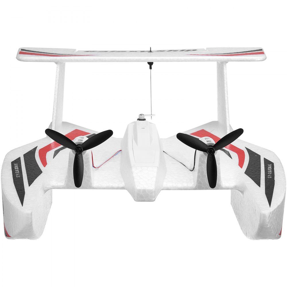 RC-Flugzeug, 2,4 GHz, 3-Kanal-Fernsteuerungsflugzeug mit 6-Achsen-Gyro-Stabilisator, flugbereites Amphibienflugzeugspielzeug mit 2 Batterien, einfach zu fliegendes RC-Segelflugzeug für Erwachsene, Kinder, Anfänger und Jungen
