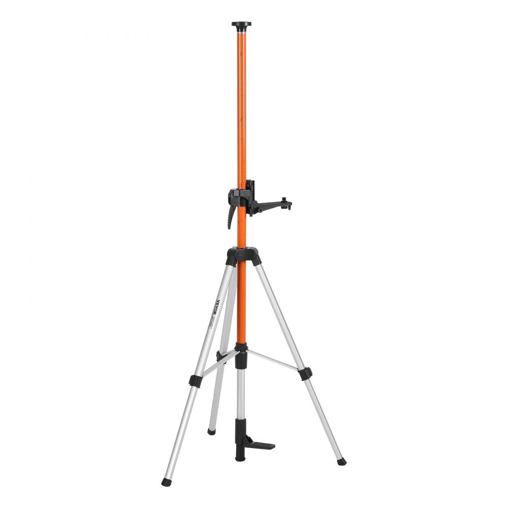 Laser Spirit Level Tripod, 1/4"-20 and 5/8-Zoll-11-Gewindehalterung, 40.94-133.85" Height Adjustment with Spirit Level and Heavy Duty Stand, Extendable Lightweight Aluminum Tripod for Laser Scanner