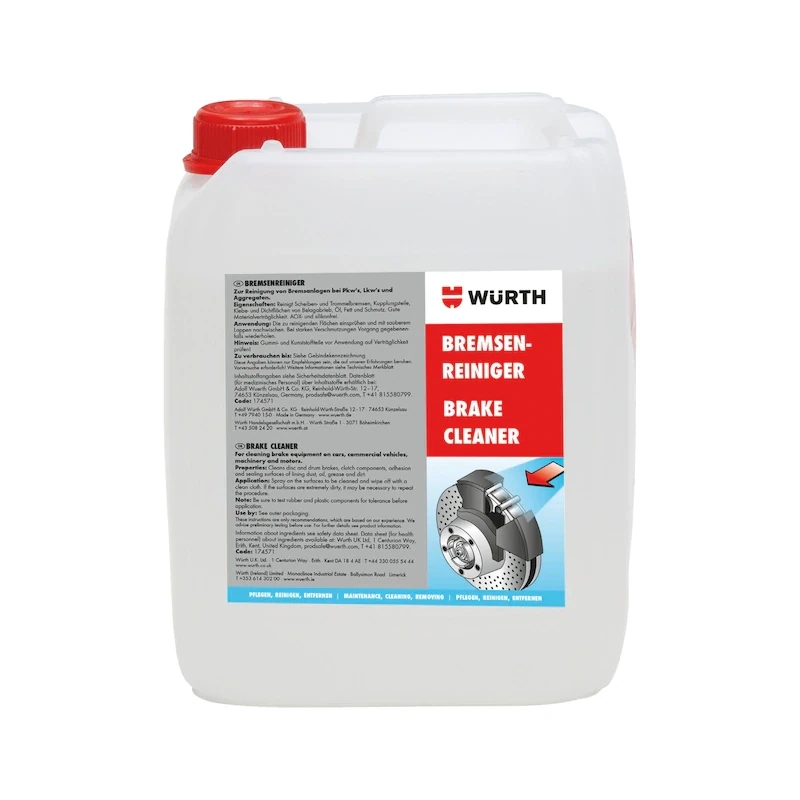 WÜRTH WURTH nettoyant pour freins bidon 5l 0890108778