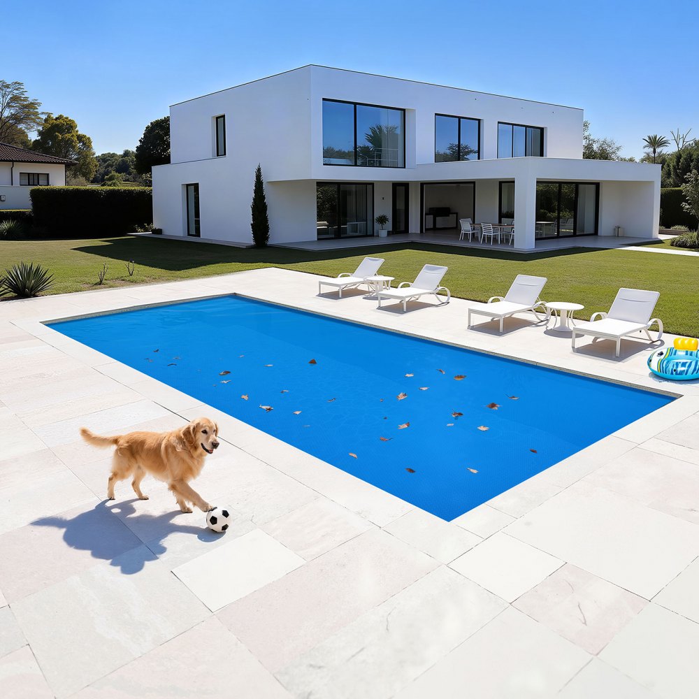 Pool-Solarfolie, 10972 x 4876 mm, Solarplane, 0,3 mm Pool-Solardecke mit Luftpolster & PE-Material, Wärmeaufnahme tagsüber, Wärmespeicherung nachts, Solarabdeckungen, Solarplane, blau Pool-Solarfolie, 10972 x 4876 mm, Solarplane, 0,3 mm Pool-Solardecke mit Luftpolster & PE-Material, Wärmeaufnahme tagsüber, Wärmespeicherung nachts, Solarabdeckungen, Solarplane, blau