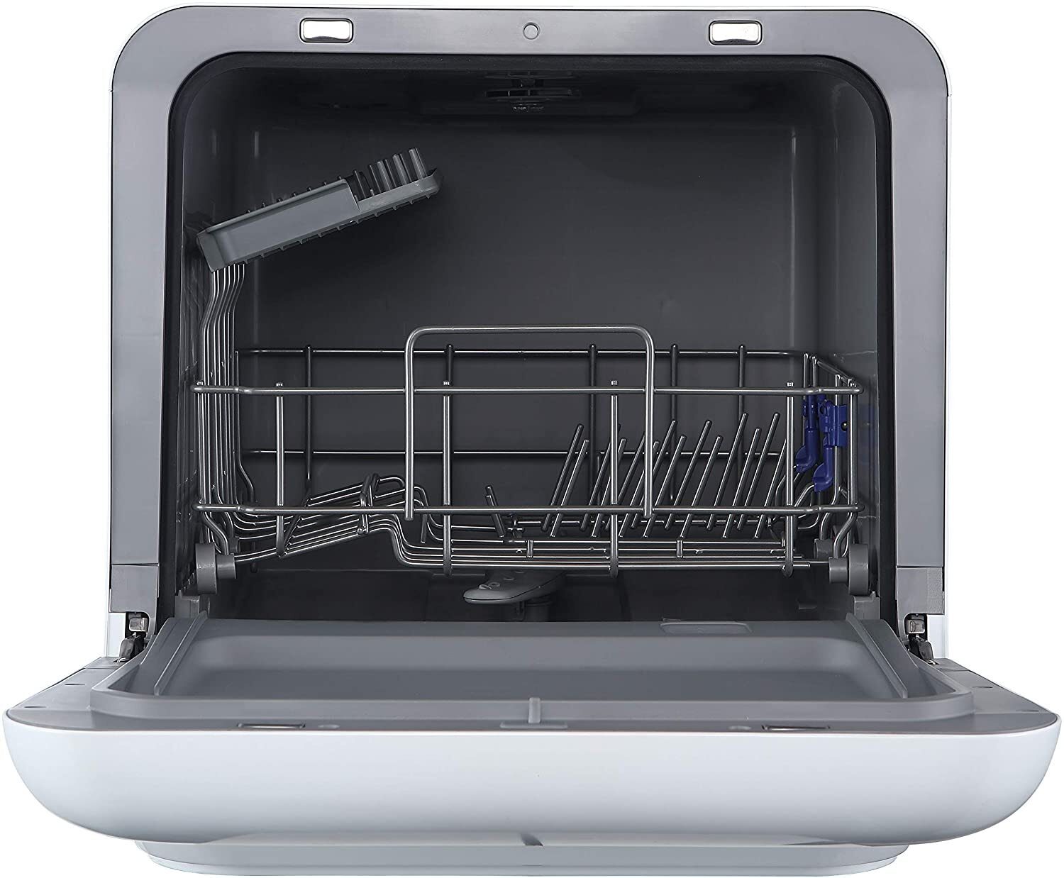 respekta GSPU 42 A Mini Einbau-Geschirrspüler 42 cm LED-Display, GSPU42A, Silber
