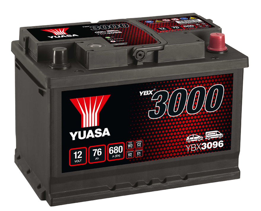 Yuasa Ybx3096 76ah 680a