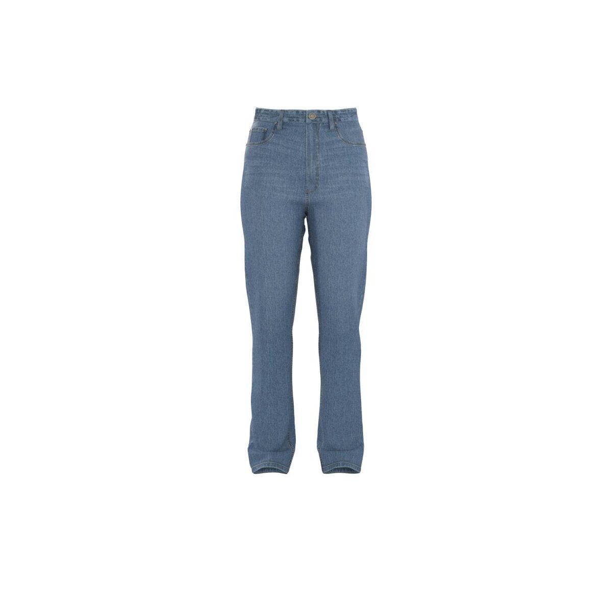 Jean femme Esmara®, coupe droite, 42, bleu