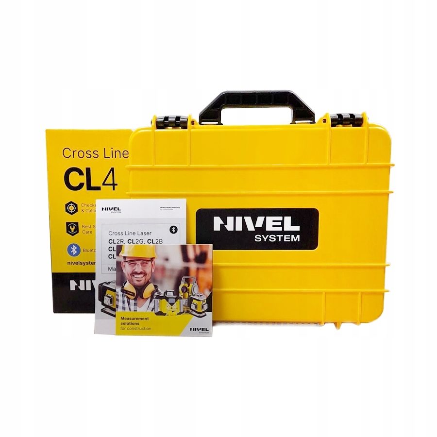 NIVEL SYSTEM CROSS LASER CL4G GREEN Set Vermessung Baustelle GalaBau