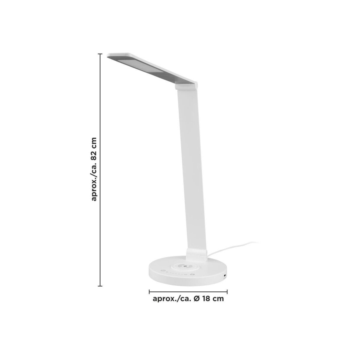 LIVARNO® Premium-LED-Tischleuchte, weiß