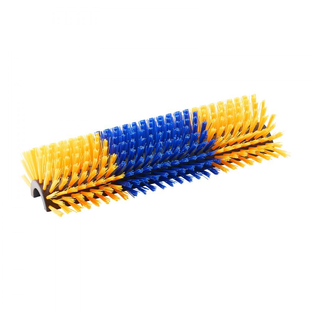 Scratching brush, set of 6 cattle brushes with 12 screws, 51 x 19 x 10 cm scrubbing brush, for relieving itching & for cleaning, grooming & scratching post brush for horses, pigs & cattle