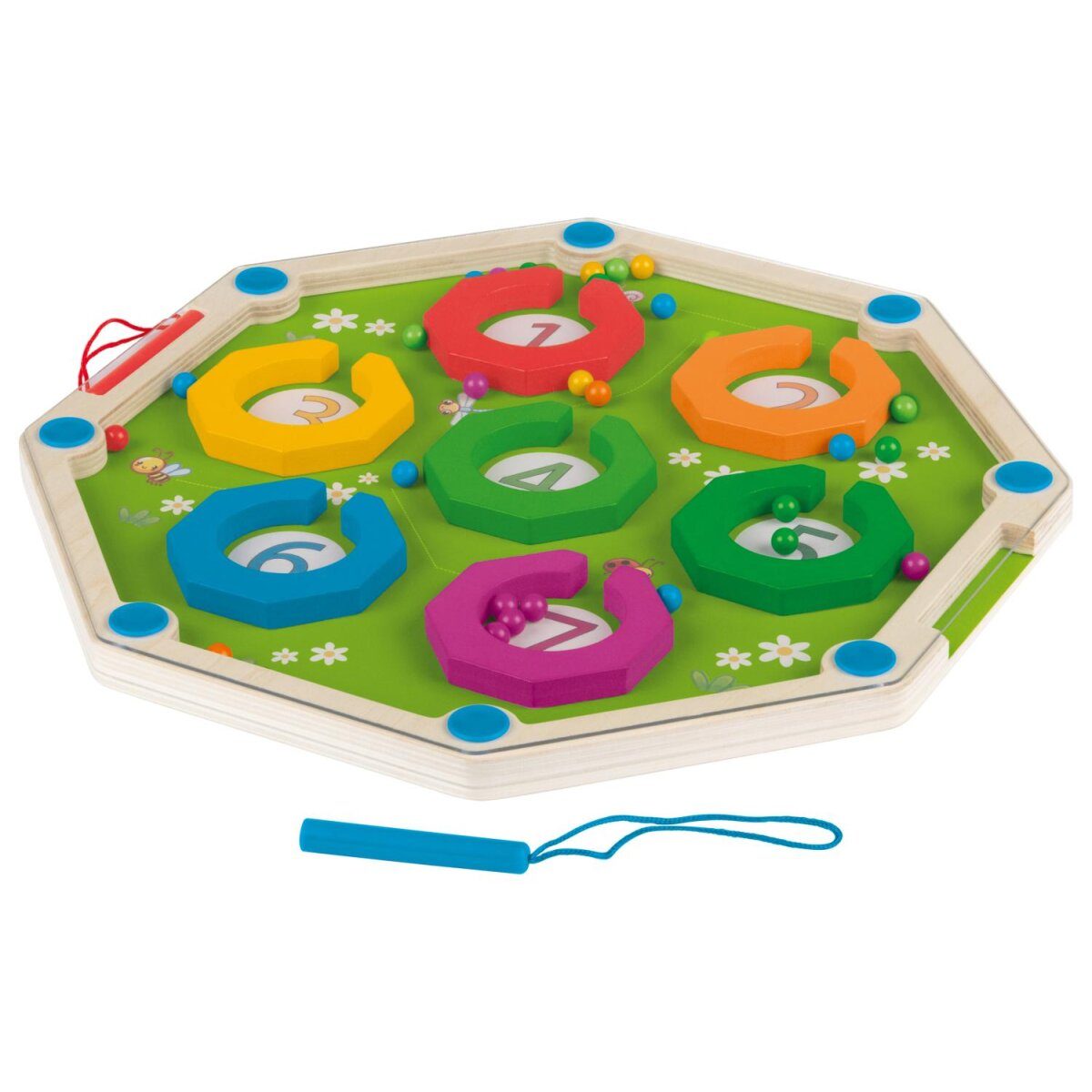 bâtons de comptage en bois lupilu® / labyrinthe magnétique / boulier / jouet arithmétique / jeu de logique