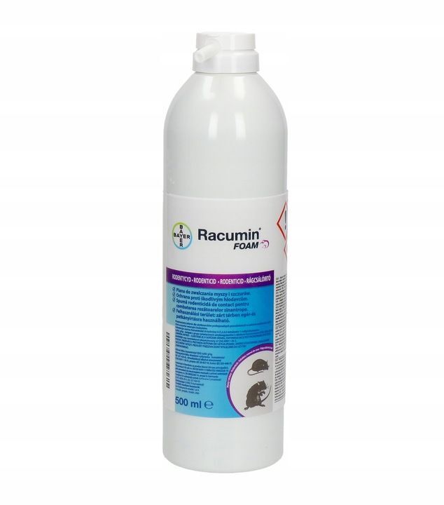 Bayer Racumin Foam 500 ml – Trucizna w formie piany dla myszy, szczurów, gryzoni Bayer Racumin Foam 500 ml – Trucizna w formie piany dla myszy, szczurów, gryzoni