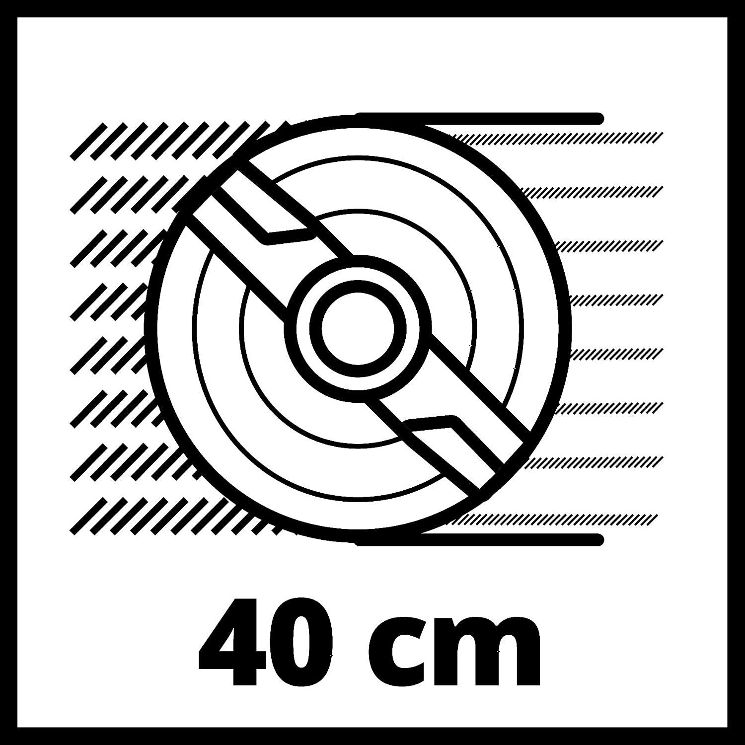 Einhell benzinegrasmaaier GC-PM 40 (1,2 kW, 3-traps individuele wielhoogteverstelling, inklapbare handgreep, stevige kunststof behuizing, opvangzak met niveau-indicator, voor 800 m²)