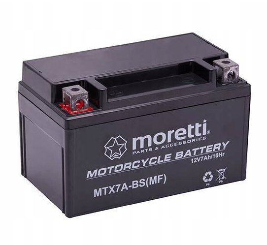 MORETTI GEL-BATTERIE 12V 7Ah MTX7A-BS ROLLER 2T 4T – Art.-Nr. HT-47062