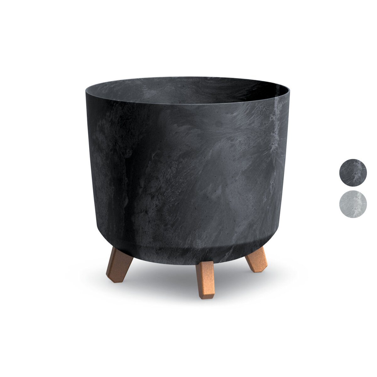 Pot de fleur »GRACIA TUBUS«, 285x298 mm, effet béton