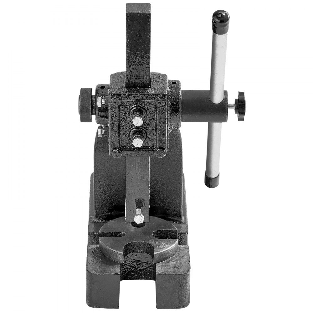 Mandrel Press, 1 Ton Hand Lever Press, Manual Mandrel Press Precision Hand Press, 150mm Maximum Height, Desktop Manual Cast Iron Punch Press for Punching, Bending, Stretching, Forming