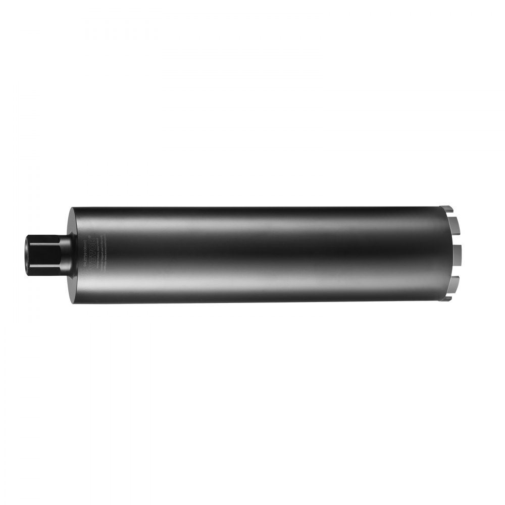 Diamond Core Drill, 108mm Wet Diamond Core Drill, 355mm Drilling Depth, Concrete Core Drill with Saw Blade, 1-1/4"-7 Female Thread, Laser Welding, Diamond Wet Core Drill for Concrete Bricks