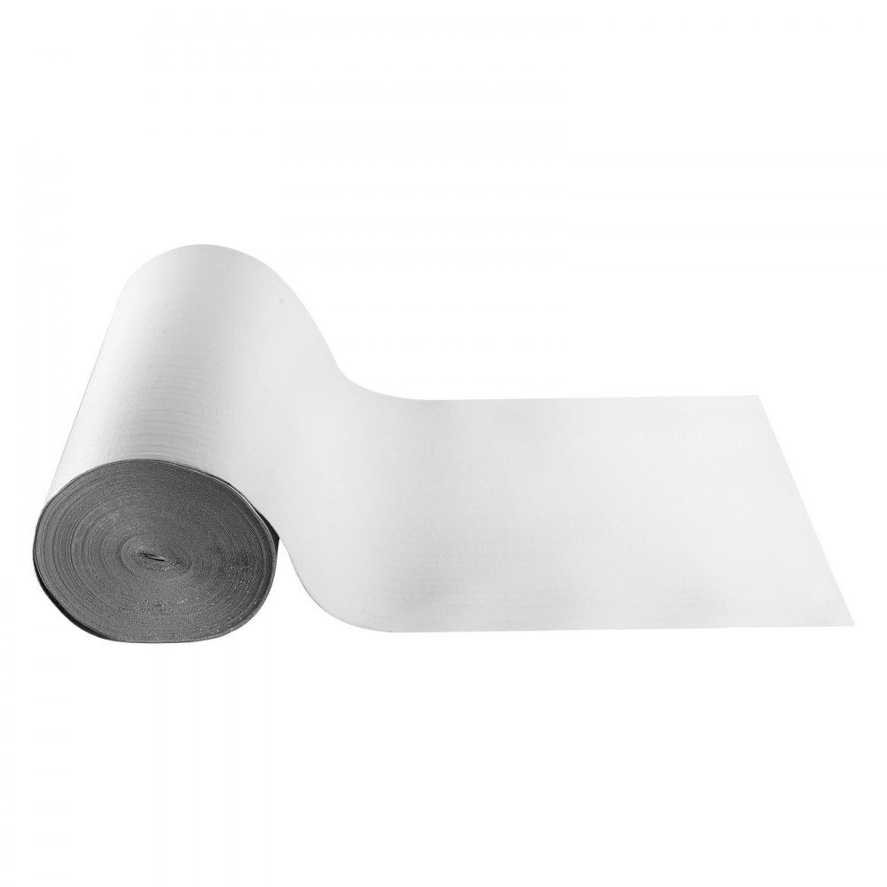 Insulation Film Reflective Film with EPE Foam Core 3mm Insulation Film 122cm x 76.2m Aluminum Foil + PE Film Heat Reflective Protection Thermal Insulation Roll Garage Doors Windows Motorhome Roofs