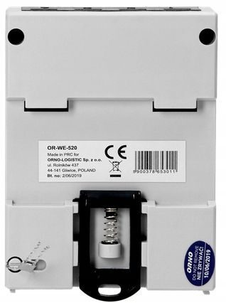 Compteur électrique triphasé avec certificat pour rail DIN triphasé 80A IP51