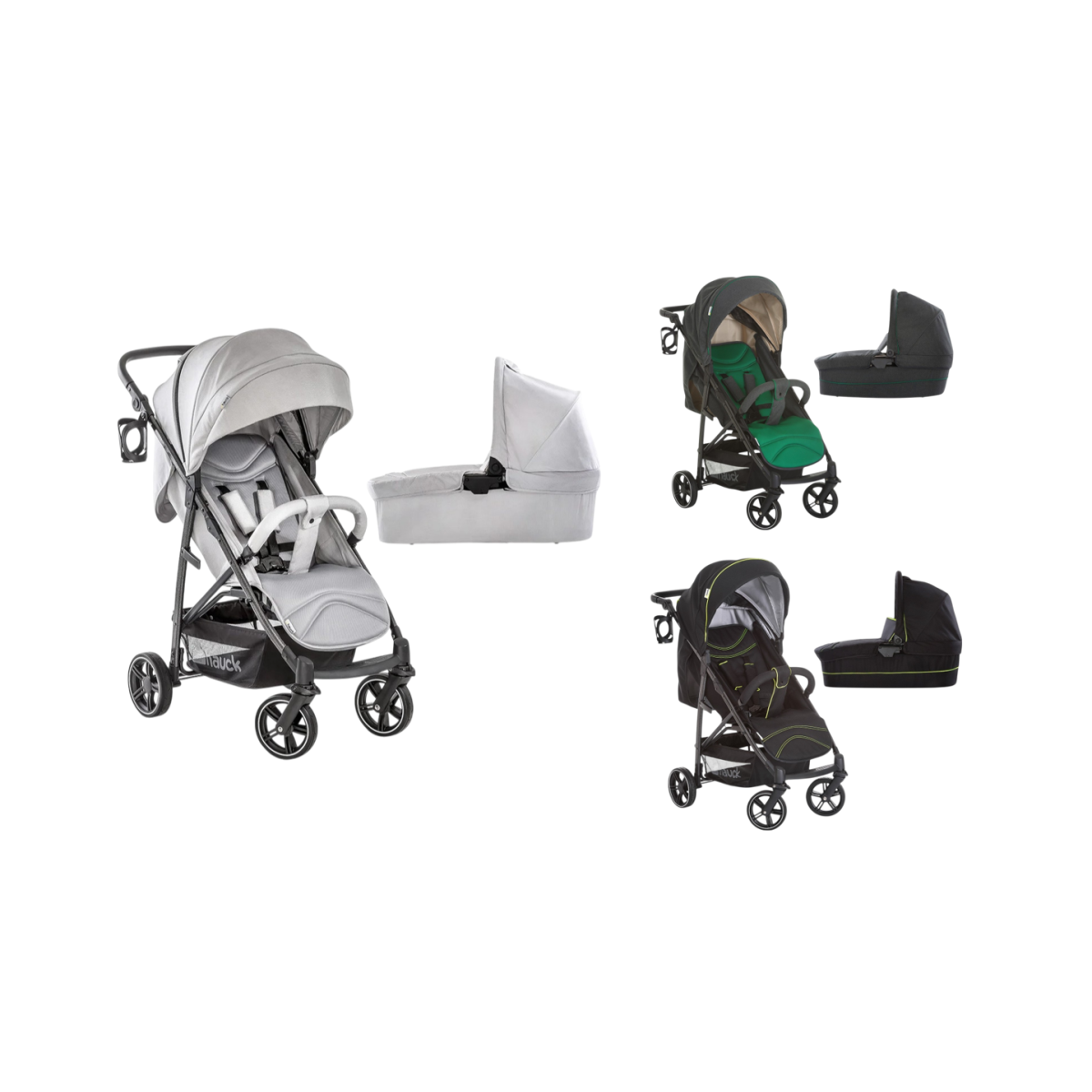 hauck 2in1 Kinderwagen »Rapid 4S Plus Trioset«