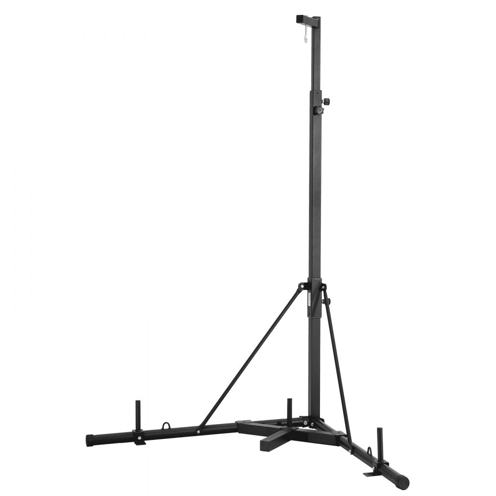 Bokszakstandaard, bokszakhouder, trainingsapparaat van staal (65 kg draagvermogen), in hoogte verstelbaar, vrijstaand zandzakframe, standaard met verzwaarde voet, trainingsapparaat voor de sportschool Bokszakstandaard, bokszakhouder, trainingsapparaat van staal (65 kg draagvermogen), in hoogte verstelbaar, vrijstaand zandzakframe, standaard met verzwaarde voet, trainingsapparaat voor de sportschool