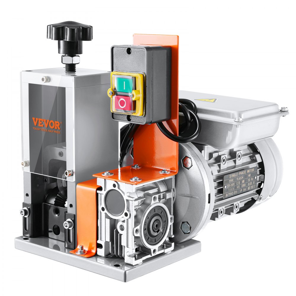 Machine à dénuder les câbles électriques φ1,5-25 mm Machine à éplucher les câbles 180 W Machine à dénuder les fils à vitesse de 18 m par minute Lame en acier à ressort de 65 mn Idéal pour dénuder le fil de cuivre Machine à dénuder les câbles électriques φ1,5-25 mm Machine à éplucher les câbles 180 W Machine à dénuder les fils à vitesse de 18 m par minute Lame en acier à ressort de 65 mn Idéal pour dénuder le fil de cuivre