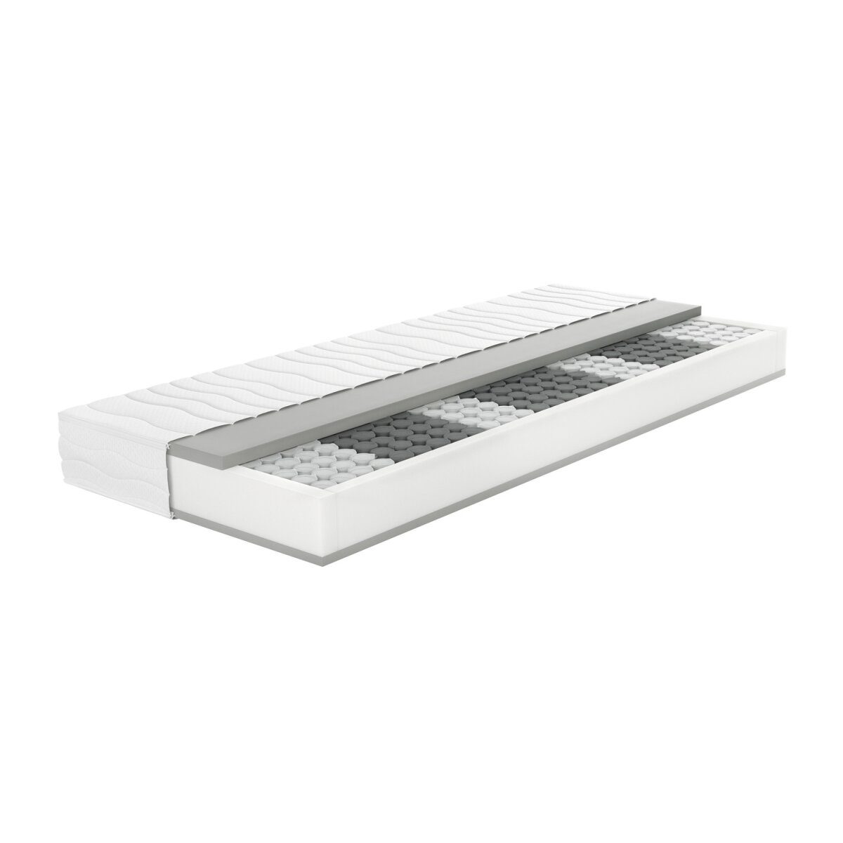 LIVARNO home 7-zone barrel pocket spring mattress, H3, 90 x 190 cm