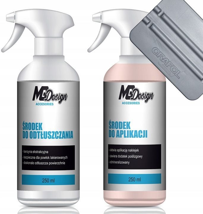 Kit pour fixer des autocollants et des films (3 pièces)