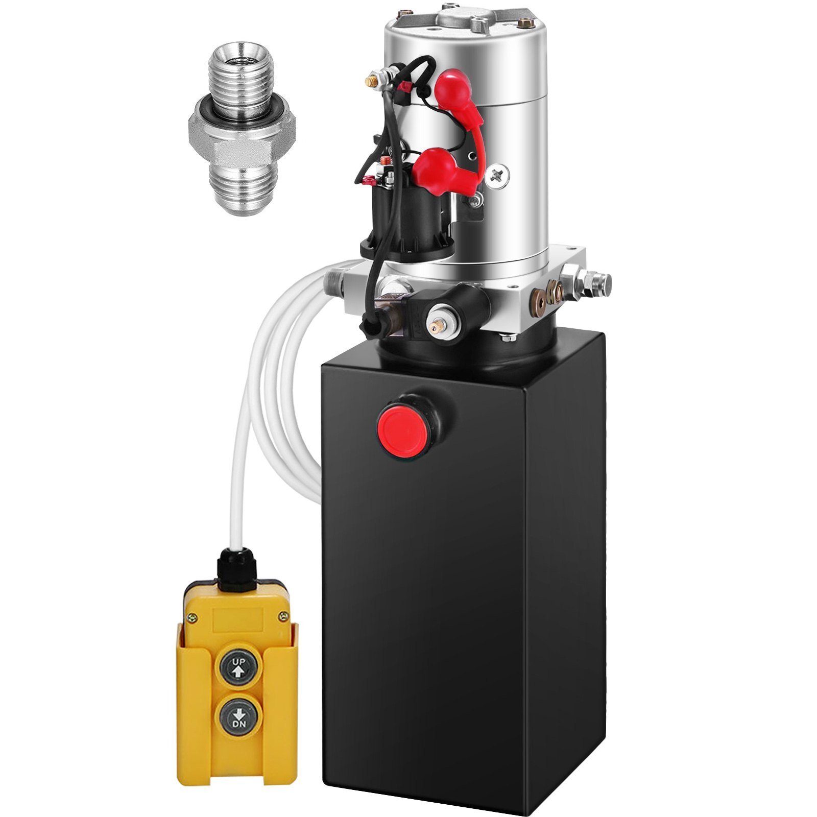 GERÄT mit FERNBEDIENUNG 10l Hydraulikaggregat Hydraulikpumpe 12V Volt LKW Kipper Anhänger hydraulisch Autoradio Kipper Set