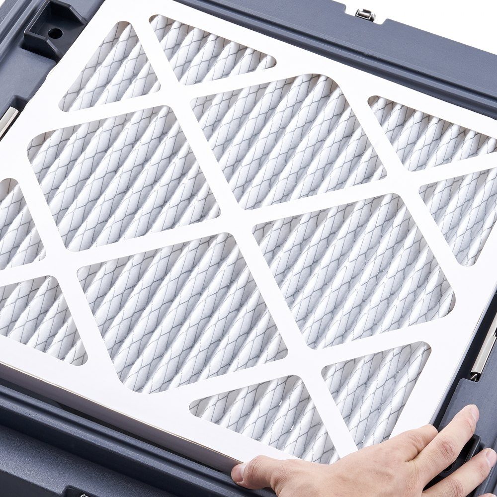Activated Carbon Filter 5 Pack 40x40cm Air Filter Replacement High Efficiency Level 1 Filters Compatible with BlueDri and Scrubber Air Purifiers Water Damage Restoration Equipment