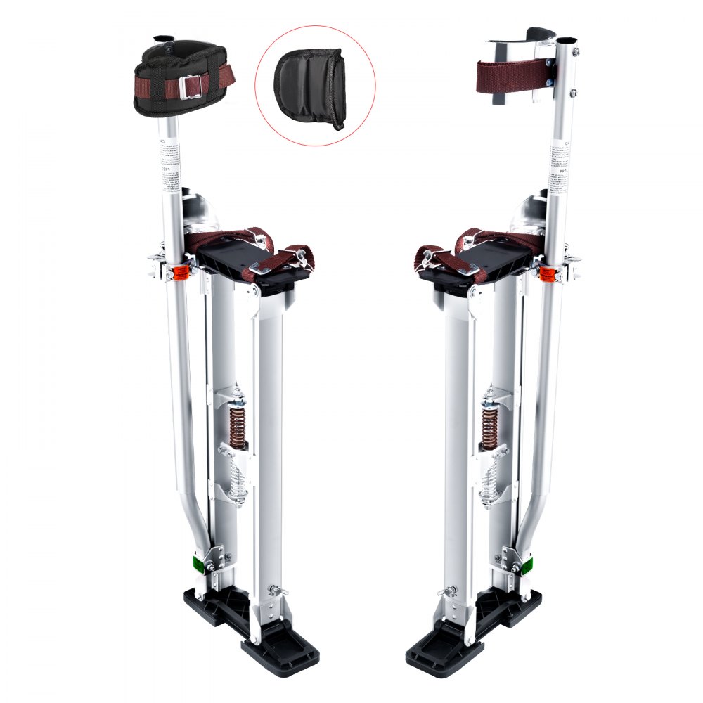 Szczudła robocze do płyt gipsowo-kartonowych 61-101,6 cm aluminiowe szczudła z regulacją wysokości konstrukcja sufitu 103 kg nośność szczudła malarskie 27-29 cm rozmiar stopy do prac malarskich dekoracja wnętrz przycinanie drzew prace elektryczne Szczudła robocze do płyt gipsowo-kartonowych 61-101,6 cm aluminiowe szczudła z regulacją wysokości konstrukcja sufitu 103 kg nośność szczudła malarskie 27-29 cm rozmiar stopy do prac malarskich dekoracja wnętrz przycinanie drzew prace elektryczne