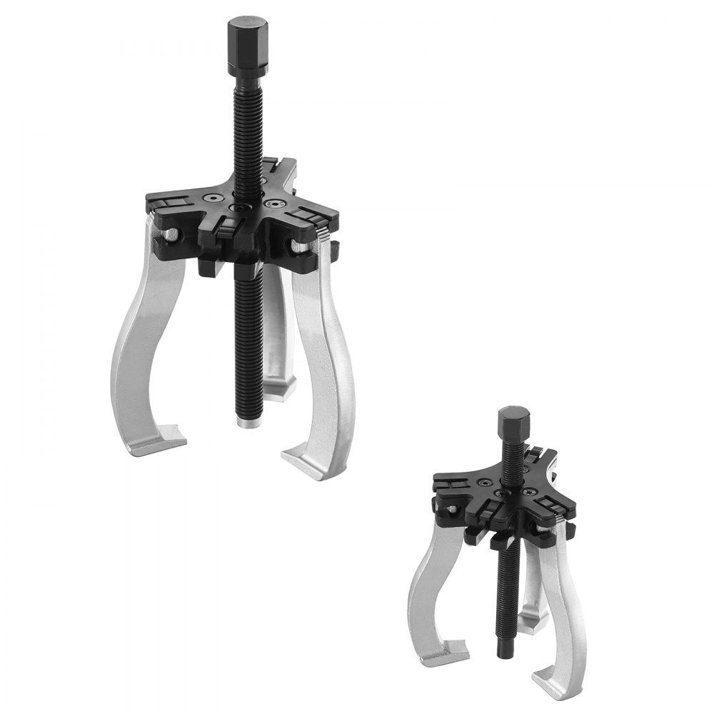 2 pieces puller tool bearing puller 2 or 5 t, three-jaw ball bearing puller inside outside 76.2 / 177.8 mm max. expansion, parallel puller bearing puller set, car puller tool