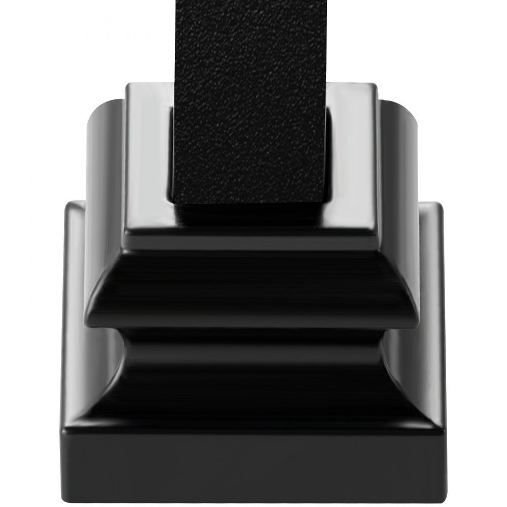 Set of 50 post supports, aluminum post shoe, post screw-on sleeve, screw-on sleeve, support foot. Suitable for stair railings, single turns, double turns, double baskets 34.5 x 34.5 x 26.5 mm