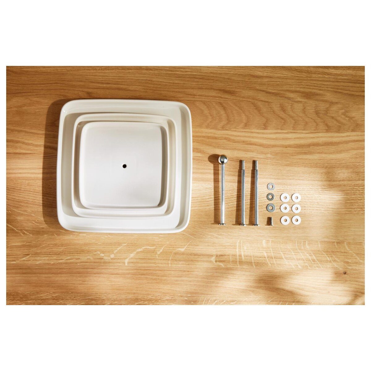 SILVERCREST® cake stand (square)