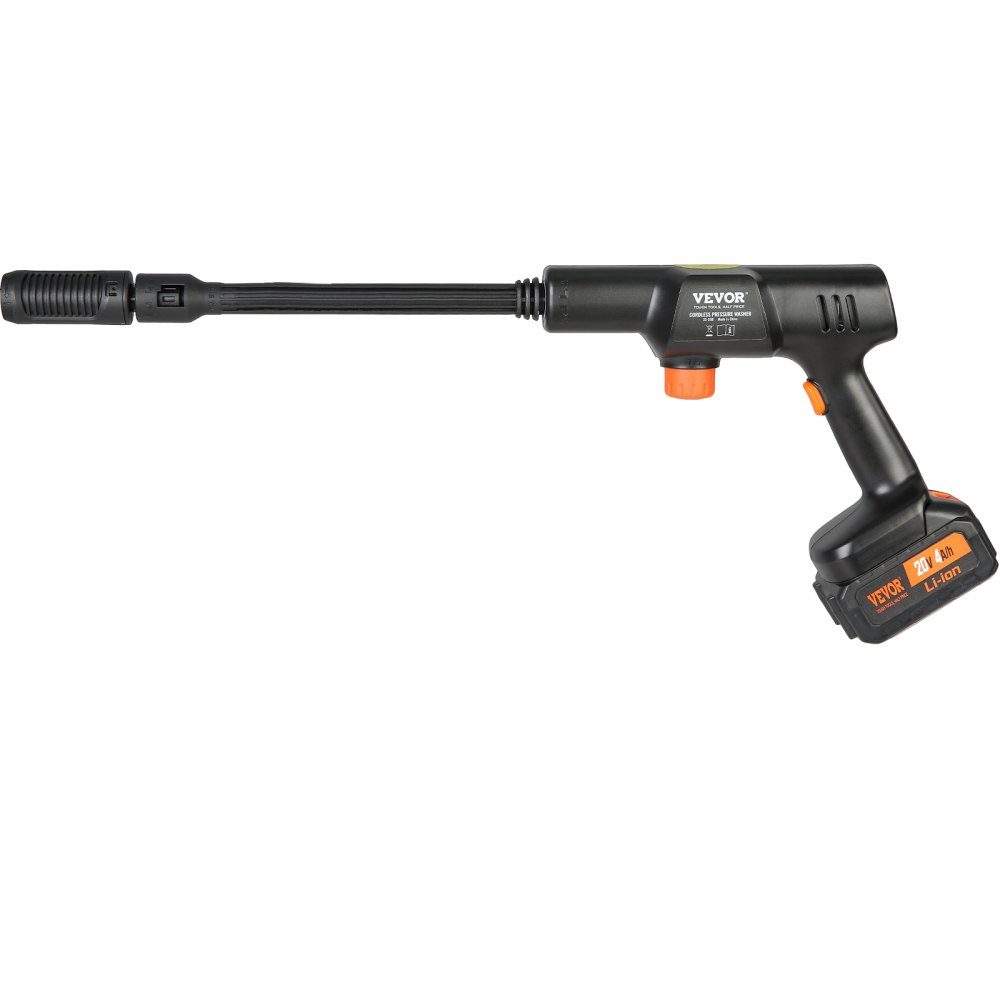 Akku-Hochdruckreiniger Bürstenloser Wasserdruckreiniger Spritzpistole Hochdruckreinigerpistole (21 V, 50 bar, für mobile Reinigung und Bewässerung, 3,5 L/min, inklusive Zubehör, 0°~40° Düse)