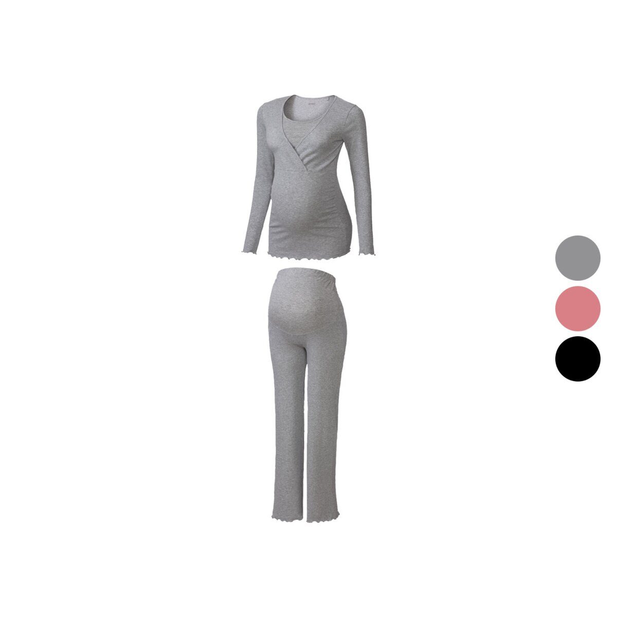 esmara® women's maternity pajamas made of soft ribbed quality