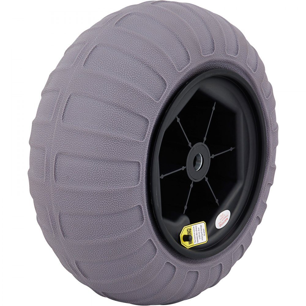 16" ballonwielen banden, TPU strandwielen, vervangende ballonzandbanden, 80kg laadvermogen, 2-3 PSI lage druk voor kajakkar, kanowagen, strandwagen, tuinwagen, viskar - 2 stuks